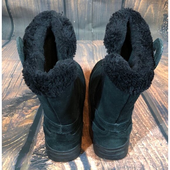 Sorel Waterfall Black Suede Thinsulate Winter Boots Womens 7 (i5g - Picture 5 of 11